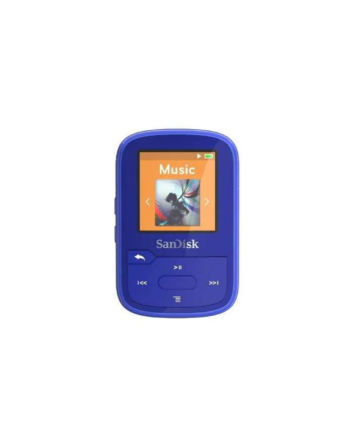 Sandisk odtwarzacz MP3 16GB CLIP SPORT PLUS  - niebieski główny