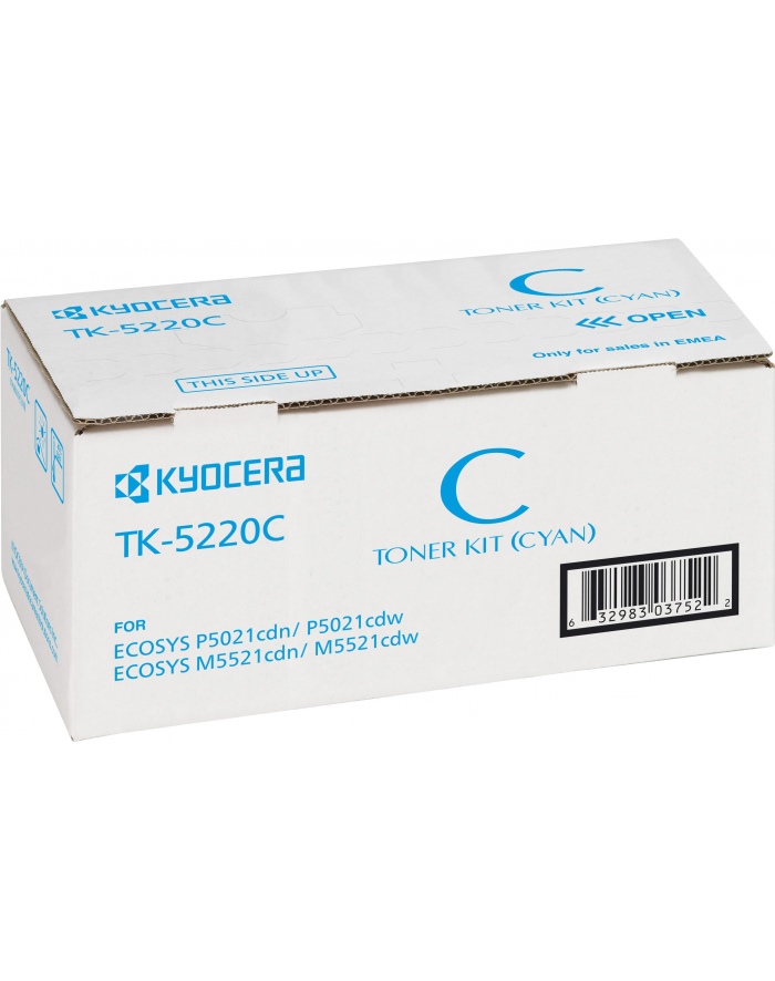 Toner Kyocera TK-5220C | 1200 str A4 | Cyan | ECOSYS M5521cdn / M5521cdw główny