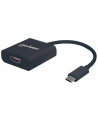 Manhattan Konwerter adapter USB-C 3.1 na HDMI M/F 1080p 4K czarny - nr 20