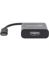 Manhattan Konwerter adapter USB-C 3.1 na HDMI M/F 1080p 4K czarny - nr 13