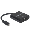 Manhattan Konwerter adapter USB-C 3.1 na HDMI M/F 1080p 4K czarny - nr 23