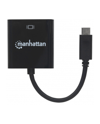 Manhattan Konwerter adapter USB-C 3.1 na HDMI M/F 1080p 4K czarny