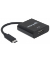 Manhattan Konwerter adapter USB-C 3.1 na HDMI M/F 1080p 4K czarny - nr 7