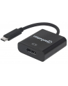 Manhattan Konwerter adapter USB-C 3.1 na DisplayPort DP M/F 1080p 4K czarny - nr 1