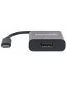 Manhattan Konwerter adapter USB-C 3.1 na DisplayPort DP M/F 1080p 4K czarny - nr 8