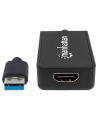 Manhattan Konwerter adapter SuperSpeed USB 3.0 na HDMI M/F 1080p czarny - nr 16