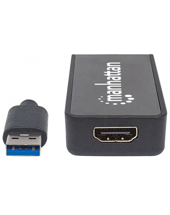 Manhattan Konwerter adapter SuperSpeed USB 3.0 na HDMI M/F 1080p czarny główny
