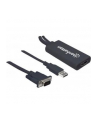 Manhattan Adapter konwerter VGA z USB audio na HDMI M/F 1080p czarny - nr 11