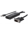 Manhattan Adapter konwerter VGA z USB audio na HDMI M/F 1080p czarny - nr 31
