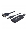 Manhattan Adapter konwerter VGA z USB audio na HDMI M/F 1080p czarny - nr 32