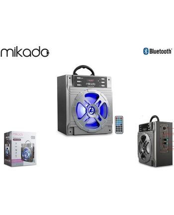 Głośnik Bluetooth Mikado MD-455 10W USB+SD+FM Karaoke LED
