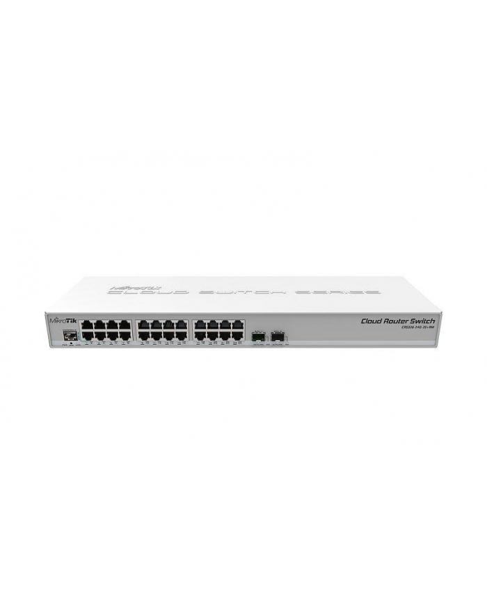 MikroTik CRS326-24G-2S+RM L5 800MHz CPU, 512MB, 24xGLAN, 2xSFP+ 1U Rackmount główny