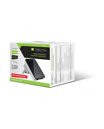Techly Wireless router WISP extender AP 802.11b/g/n 1xWAN 1xLAN 300N wall-plug nr 2