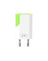 Techly Sieciowa ładowarka USB Slim 230V -> 5V/1A biało/zielona - nr 7