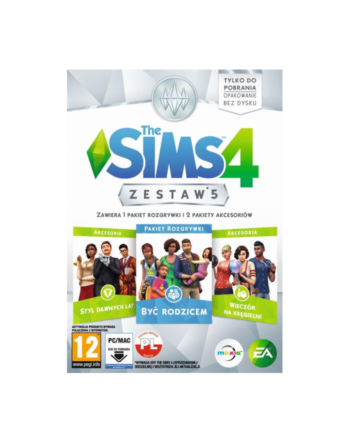 Electronic Arts Gra The Sims 4 Zestaw 5 (PC) główny