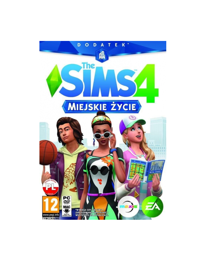 Electronic Arts Gra The Sims 4 dodatek Miejskie Życie (PC) główny