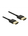 Kabel HDMI Delock HDMI-HDMI High Speed Ethernet 4K 3D 0.5m - nr 6