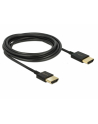 Kabel HDMI Delock HDMI-HDMI High Speed Ethernet 4K 3D 0.255m - nr 5