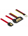 Kabel SATA Delock SATA-III 22 Pin -> SATA 7 Pin + 4 Pin Floppy (M) 30cm - nr 5