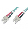 DIGITUS Professional Patchcord światłowodowy DIGITUS SC/SC duplex MM 50/125 OM3 2m - nr 19