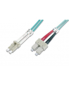 DIGITUS Professional Patchcord światłowodowy DIGITUS LC/SC duplex MM 50/125 OM3 5m - nr 2