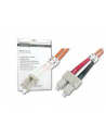 DIGITUS Professional Patchcord światłowodowy DIGITUS LC/SC duplex MM 50/125 OM2 5m - nr 17