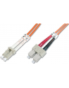 DIGITUS Professional Patchcord światłowodowy DIGITUS LC/SC duplex MM 50/125 OM2 5m - nr 7