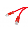 Patch cord UTP kat. 6 5m czerwony Gembird - nr 1