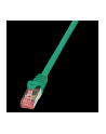Patchcord LogiLink CQ2015S CAT.6 S/FTP 0,25m, zielony - nr 2