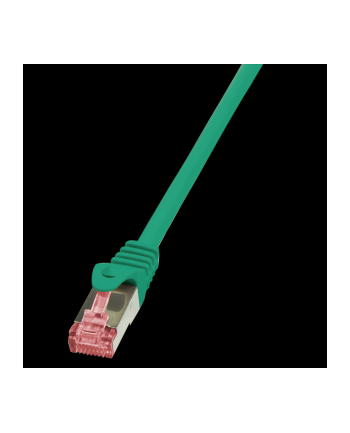 Patchcord LogiLink CQ2015S CAT.6 S/FTP 0,25m, zielony