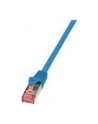 Patchcord LogiLink CQ2016S CAT.6 S/FTP 0,25m, niebieski - nr 11