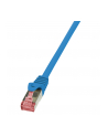 Patchcord LogiLink CQ2016S CAT.6 S/FTP 0,25m, niebieski - nr 12