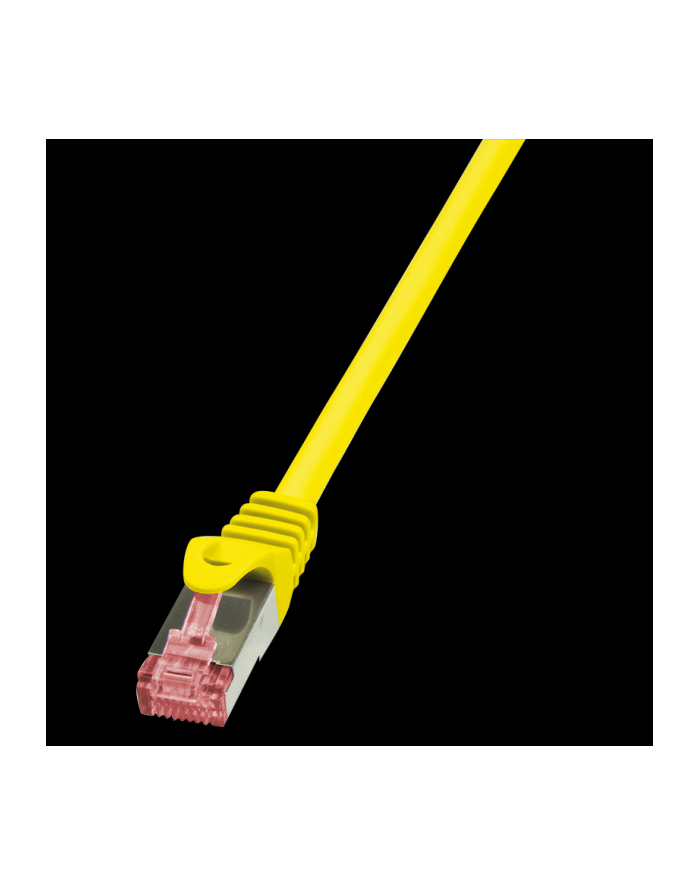 Patchcord LogiLink CQ2017S CAT.6 S/FTP 0,25m, żółty główny