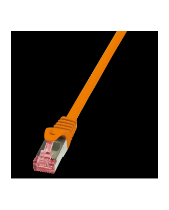 Patchcord LogiLink CQ2018S CAT.6 S/FTP 0,25m, pomarańczowy