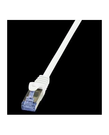 Patchcord LogiLink CQ3011S Cat.6A S/FTP 0,25m biały