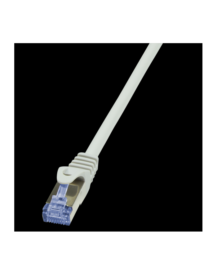 Patchcord LogiLink CQ3012S Cat.6A S/FTP 0,25m szary główny