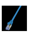 Patchcord LogiLink CQ3016S Cat.6A S/FTP 0,25m niebieski - nr 2