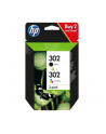 Hewlett-Packard Tusz HP 2-Pack 302 | 1 x 3,5ml + 1 x 4ml | black + tri-color - nr 22