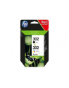 Hewlett-Packard Tusz HP 2-Pack 302 | 1 x 3,5ml + 1 x 4ml | black + tri-color - nr 34