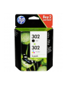Hewlett-Packard Tusz HP 2-Pack 302 | 1 x 3,5ml + 1 x 4ml | black + tri-color - nr 52