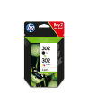 Hewlett-Packard Tusz HP 2-Pack 302 | 1 x 3,5ml + 1 x 4ml | black + tri-color - nr 25