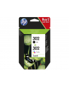 Hewlett-Packard Tusz HP 2-Pack 302 | 1 x 3,5ml + 1 x 4ml | black + tri-color - nr 5