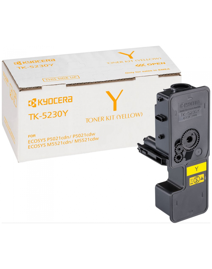 Toner Kyocera TK-5230Y do ECOSYS M5521cdw, M5521cdn | yellow główny