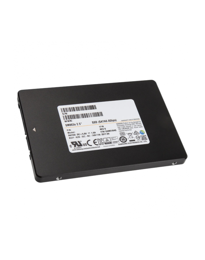 SAMSUNG SM863a Enterprise SSD 480 GB internal 2.5 inch SATA 6Gb/s SED 70mm MLC Mercury główny