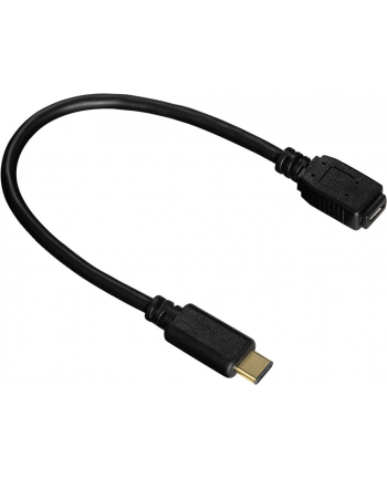 Hama KABEL USB-C-2.0 WTYK MICRO USB GNIAZDO 0.15M