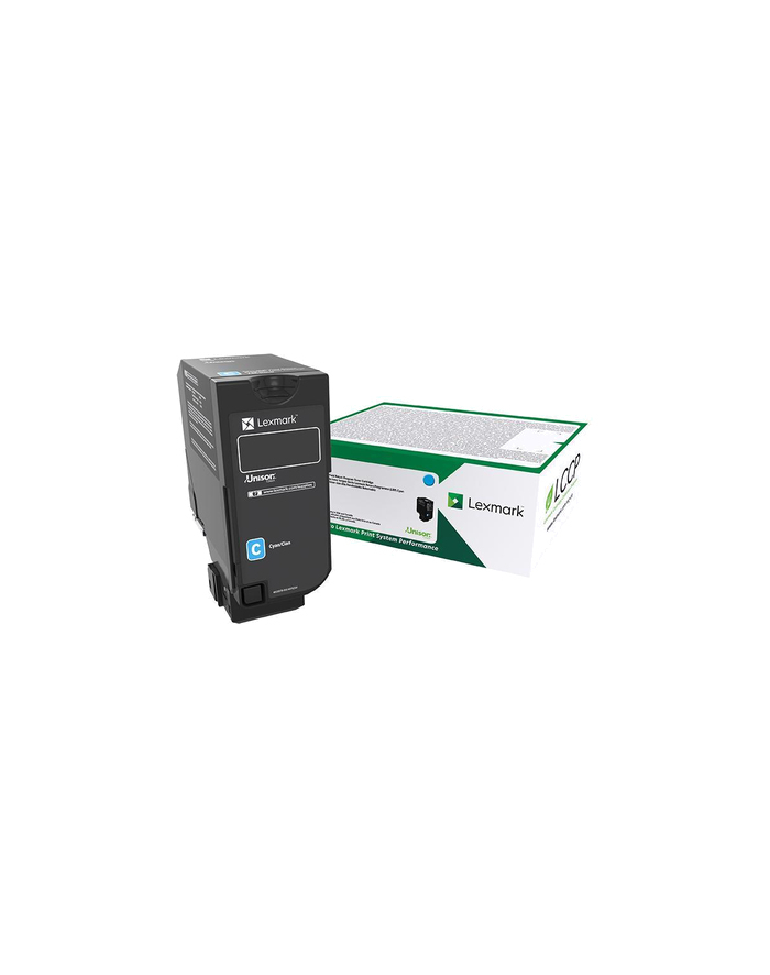 Toner Lexmark 73B20C cyan | zwrtony | 15 000 str | CS827de / CX827de główny