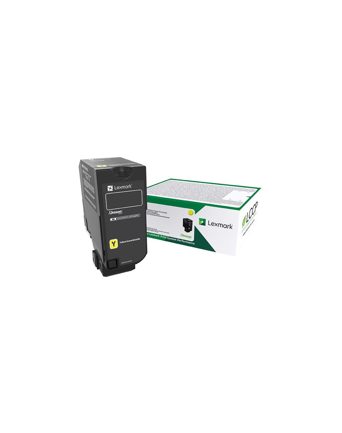 Toner Lexmark 73B20Y yellow | zwrotny | 15 000 str | CS827de / CX827de główny