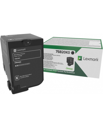 Toner Lexmark 75B20K black | zwrotny | 13000 str | CS/CX 727 / CS728
