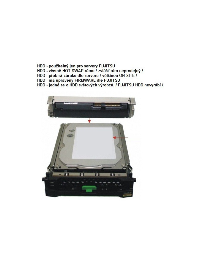 Fujitsu HD SAS 12G 6TB 7.2K 512e HOT PL 3.5' BC główny
