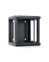 START.LAN szafa RACK 10'' 6U 312x300mm black (drzwi szklane) - nr 2